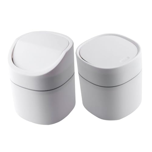 WHAMVOX 2 Stück Mini Tisch Abfalleimer mit Deckel Kleiner Kunststoff Mülleimer für Schreibtisch Büro Küche Wohnzimmer Robust und Langlebig Kompakt und Vielseitig Einsetzbar WHAMVOX 2 Stück Mini Tisch Abfalleimer mit Deckel Kleiner Kunststoff Mülleimer für Schreibtisch Büro Küche Wohnzimmer Robust und Langlebig Kompakt und Vielseitig Einsetzbar von WHAMVOX