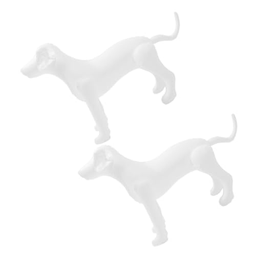 WHAMVOX 2 Stück PVC Aufblasbarer Hundemodell Realistisch Weiches für Vielseitiges Party-deko Haustierattrappe Luftgefüllt Platzsparend von WHAMVOX