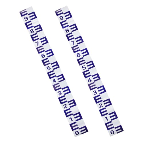 WHAMVOX 2 Stück Selbstklebende Reflektierende Wasserstandsanzeiger Aufkleber Blau für Aquarien und Pools Präzise Wasserstandsmessung Leichte Klare Markierung zur Schnellen Tiefenanzeige WHAMVOX 2 Stück Selbstklebende Reflektierende Wasserstandsanzeiger Aufkleber Blau für Aquarien und Pools Präzise Wasserstandsmessung Leichte Klare Markierung zur Schnellen Tiefenanzeige von WHAMVOX