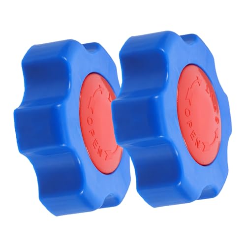 WHAMVOX 2 Stück Teiliges Absperrventil Handrad aus Robustem Abs Blau Installieren Langlebig und Kompatibel mit Verschiedenen Gartenschlauch und Außenventilen Ergonomisches Design für von WHAMVOX