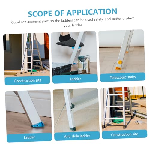 WHAMVOX 2 Stück Teiliges Leiterkappen Hochwertigem Kunststoff Multifunktionale Schutzkappen für Teleskop Klappleitern Rutschfeste Leiterabdeckung für Sichere Stabilität und Langlebigen WHAMVOX 2 Stück Teiliges Leiterkappen Hochwertigem Kunststoff Multifunktionale Schutzkappen für Teleskop Klappleitern Rutschfeste Leiterabdeckung für Sichere Stabilität und Langlebigen von WHAMVOX