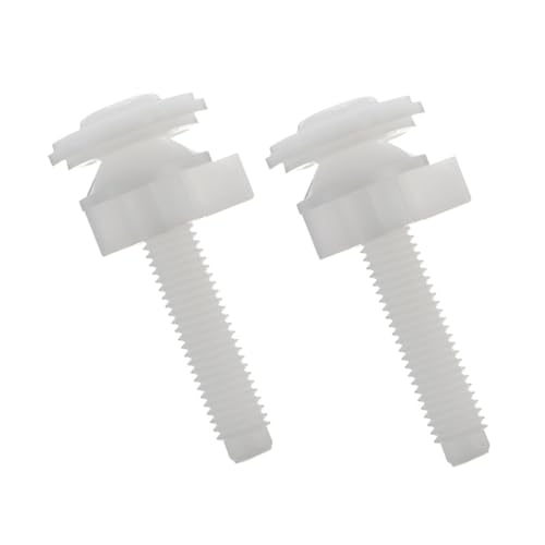 WHAMVOX 2 Stück Toilettensitz Schrauben Ersatz Kunststoff Befestigungsschrauben Wc deckel Reparatur Zubehör Stabile Fixierung Einfache Montage WHAMVOX 2 Stück Toilettensitz Schrauben Ersatz Kunststoff Befestigungsschrauben Wc deckel Reparatur Zubehör Stabile Fixierung Einfache Montage von WHAMVOX