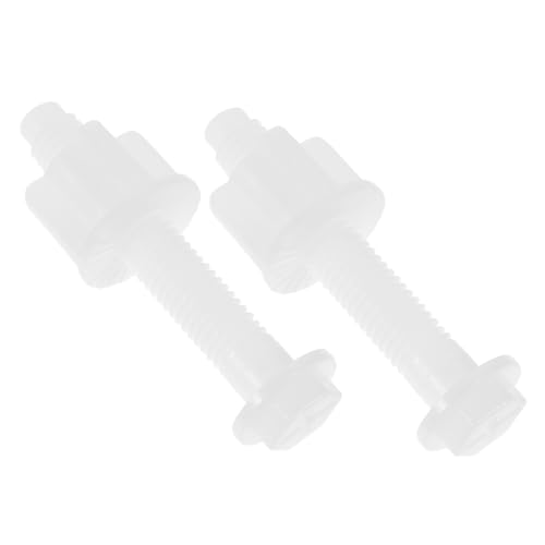 WHAMVOX 2 Stück Toilettensitz Schrauben Kunststoff Pom Langlebig Robust Wc Sitz Befestigung Ersatz Schraubensatz für Schnelle Montage und Sicheren Halt WHAMVOX 2 Stück Toilettensitz Schrauben Kunststoff Pom Langlebig Robust Wc Sitz Befestigung Ersatz Schraubensatz für Schnelle Montage und Sicheren Halt von WHAMVOX