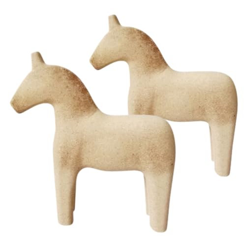 WHAMVOX 2 Stück Unvollendete Holzpferde DIY Nachhaltige Holzfigur Tiermotiv Tischdekoration Mittelgroß für Innenraum Kreatives Bastelprojekt WHAMVOX 2 Stück Unvollendete Holzpferde DIY Nachhaltige Holzfigur Tiermotiv Tischdekoration Mittelgroß für Innenraum Kreatives Bastelprojekt von WHAMVOX