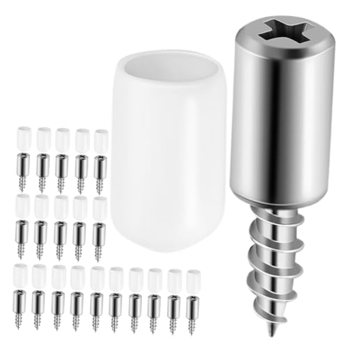 WHAMVOX 20 Stück Teiliges Selbstbohrende Lamellenschrauben mit Rutschfestem Gummimantel Stabile Halter für Einlegeböden in Küchen Kleiderschränken Langlebige Metall trennschrauben für WHAMVOX 20 Stück Teiliges Selbstbohrende Lamellenschrauben mit Rutschfestem Gummimantel Stabile Halter für Einlegeböden in Küchen Kleiderschränken Langlebige Metall trennschrauben für von WHAMVOX