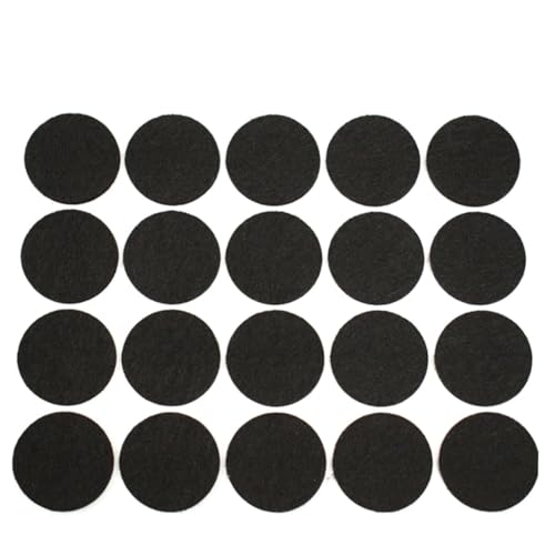 WHAMVOX 200 Stück Runde Filz Bodenschoner Durchmesser Selbstklebend Möbelgleiter für Stuhl und Sofabeine Schwarz Geräuscharm Kratzschutz für Hartböden und Teppiche WHAMVOX 200 Stück Runde Filz Bodenschoner Durchmesser Selbstklebend Möbelgleiter für Stuhl und Sofabeine Schwarz Geräuscharm Kratzschutz für Hartböden und Teppiche von WHAMVOX