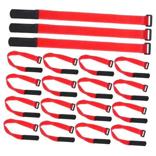 WHAMVOX 24 Stück Befestigung von Kabelbindern Krawatten an Haken und Schleifen Befestigungsgurt Kabelbefestigungsbänder Bindebänder Kabelbinder wiederverwendbar Nylon rot WHAMVOX 24 Stück Befestigung von Kabelbindern Krawatten an Haken und Schleifen Befestigungsgurt Kabelbefestigungsbänder Bindebänder Kabelbinder wiederverwendbar Nylon rot von WHAMVOX