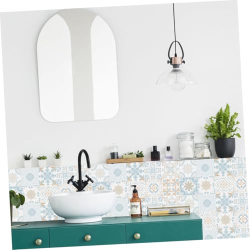 WHAMVOX 24 Stück Teiliges Selbstklebendes Fliesenaufkleber Öl Schmutzabweisend Vintage Kachelsticker für Küche Bad Wohnzimmer Wand Boden dekor WHAMVOX 24 Stück Teiliges Selbstklebendes Fliesenaufkleber Öl Schmutzabweisend Vintage Kachelsticker für Küche Bad Wohnzimmer Wand Boden dekor von WHAMVOX