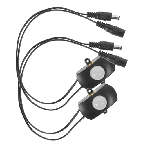 WHAMVOX 2Stücke Infrarot Bewegungsmelder LED Sensor Controller Körperbewegungsschalter mit Dc für Innen und Außenanwendungen von WHAMVOX