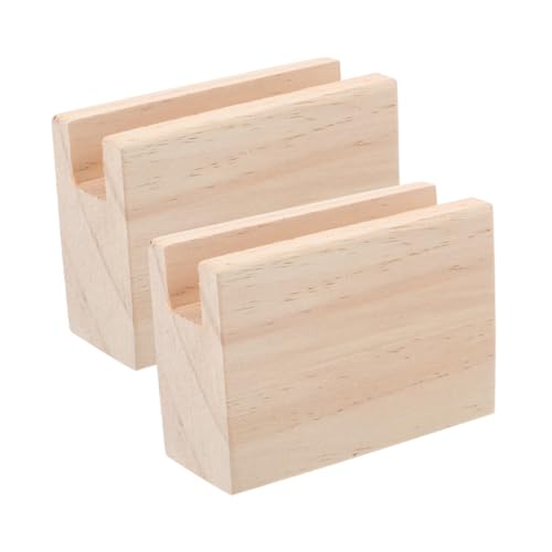 WHAMVOX 2Stücke Möbelerhöhungspads Holz Tischfußerhöhung für Betten und Möbelbeine Einfache Installation ohne Werkzeug Stabil und Langlebig für Schreibtische von WHAMVOX