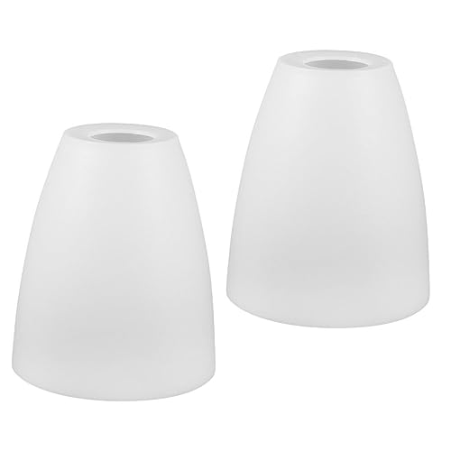 WHAMVOX 2stücke Lampenschirm Kunststoff Abdeckung Für Deckenleuchte Wandlampe Ersatzteil Versorgung Kleiner Lampenschirm Innenbereich Schutzhülle Kronleuchter Zubehör von WHAMVOX