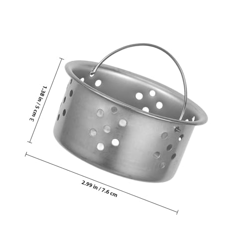 WHAMVOX 3 Stück Teiliges Edelstahl Siebkörbchen mit Griff Feines Maschennetz Abflusskorb für Küchen Badezimmerspüle Langlebiger Speiserestefänger zur Effektiven Verstopfungsprävention WHAMVOX 3 Stück Teiliges Edelstahl Siebkörbchen mit Griff Feines Maschennetz Abflusskorb für Küchen Badezimmerspüle Langlebiger Speiserestefänger zur Effektiven Verstopfungsprävention von WHAMVOX