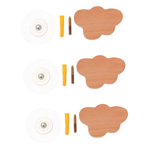 WHAMVOX 3 Stück Teiliges Selbstklebendes Holz Wandhaken Schlagfrei Aufhänger für Jacken und Schlüssel Stilvoller Huthaken zur Platzsparenden Aufbewahrung im Wohn Schlafzimmer WHAMVOX 3 Stück Teiliges Selbstklebendes Holz Wandhaken Schlagfrei Aufhänger für Jacken und Schlüssel Stilvoller Huthaken zur Platzsparenden Aufbewahrung im Wohn Schlafzimmer von WHAMVOX