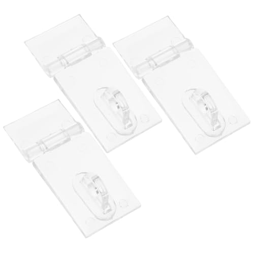 WHAMVOX 3 Stück Teiliges Transparentes Acryl scharnier mit Hasp verschluss Kleine Eckverriegelung für Türen und Fenster Widerstandsfähiger Riegel für Schmuckkästen und Schränke Sicherer WHAMVOX 3 Stück Teiliges Transparentes Acryl scharnier mit Hasp verschluss Kleine Eckverriegelung für Türen und Fenster Widerstandsfähiger Riegel für Schmuckkästen und Schränke Sicherer von WHAMVOX