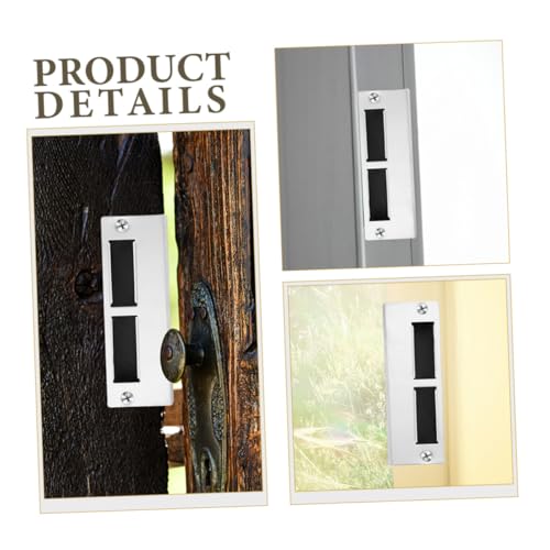 WHAMVOX 3 Stück Teiliges Türschließblech aus Robustem Türrahmen Verstärkung Reparaturplatte mit Schrauben für Klassenzimmer Büro Hotel Vielseitige Anwendung Einfache Montage WHAMVOX 3 Stück Teiliges Türschließblech aus Robustem Türrahmen Verstärkung Reparaturplatte mit Schrauben für Klassenzimmer Büro Hotel Vielseitige Anwendung Einfache Montage von WHAMVOX