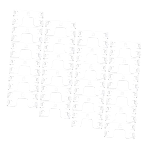 WHAMVOX 30 Stück Teiliges Kunststoff-schmetterlings-clips für Senkrechte Jalousien Langlebige Ersatz-clips für Blind Valance Einfache Montage Vielseitig Einsetzbar für Verschiedene von WHAMVOX