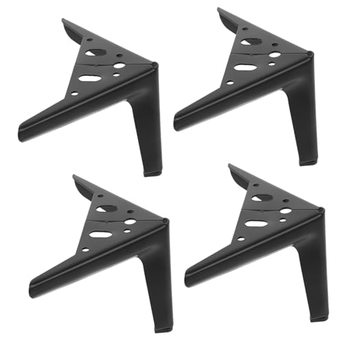 WHAMVOX 4 Stück Metall Möbelfüße Hohe Ersatzmöbelbeine für Sofa Couch Tisch Schrank Robuste Eisenstützfüße Langlebig und Stabil für Wohnzimmer Büro Möbel von WHAMVOX