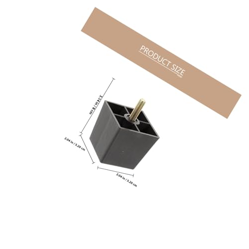 WHAMVOX 4 Stück Möbelfüße Quadratisch Kunststoff Ersatzfüße für Schrank Sofa Couch Einfache Montage Stabile Höhe Vielseitig für Möbel Beine für Haushalt Büro und Hotel WHAMVOX 4 Stück Möbelfüße Quadratisch Kunststoff Ersatzfüße für Schrank Sofa Couch Einfache Montage Stabile Höhe Vielseitig für Möbel Beine für Haushalt Büro und Hotel von WHAMVOX
