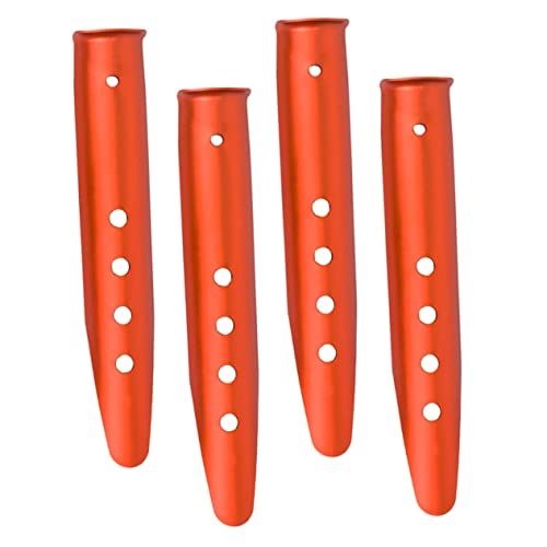 WHAMVOX 4 Stück Professionelle Zeltheringe aus Aluminiumlegierung Leichte und Langlebige Bodenanker für Camping Strand und Schnee mit Verstellbaren Ösen zur Seilsicherung Robust und WHAMVOX 4 Stück Professionelle Zeltheringe aus Aluminiumlegierung Leichte und Langlebige Bodenanker für Camping Strand und Schnee mit Verstellbaren Ösen zur Seilsicherung Robust und von WHAMVOX