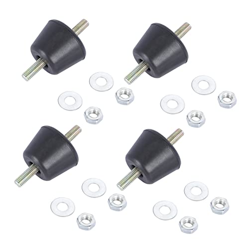 WHAMVOX 4 Stück Teiliges Gummipad für Klimaanlagen Stoßdämpfende Matten zur Vibrationsdämpfung Installieren für Stabile Montage und Effektive Fixierung von WHAMVOX