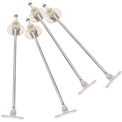 WHAMVOX 4 Stück Teiliges Küchenschrankstützscharnier mit abgerundetem Boden Robuste Klappstütze für Horizontale Türen Deckel und Klappen Langlebige Möbelstütze für Schrank Spielzeugkiste WHAMVOX 4 Stück Teiliges Küchenschrankstützscharnier mit abgerundetem Boden Robuste Klappstütze für Horizontale Türen Deckel und Klappen Langlebige Möbelstütze für Schrank Spielzeugkiste von WHAMVOX