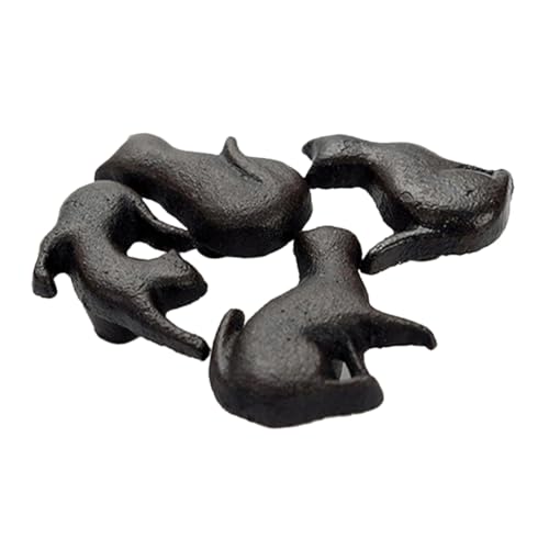 WHAMVOX 4 Stück Teiliges Metall katzenschubladengriffe Moderne Schwarze Matte Möbelgriffe Dekorative Tür Schrankgriffe Praktische und Stilvolle Möbelbeschläge für Kleiderschrank und WHAMVOX 4 Stück Teiliges Metall katzenschubladengriffe Moderne Schwarze Matte Möbelgriffe Dekorative Tür Schrankgriffe Praktische und Stilvolle Möbelbeschläge für Kleiderschrank und von WHAMVOX