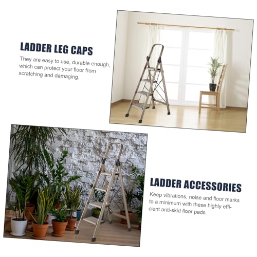 WHAMVOX 4 Stück Teiliges Rutschfeste Gummipads Leiterzubehör Verschleißfest Kompatibel mit Steh Klappleitern für Sicheren Stand und Erhöhte Stabilität WHAMVOX 4 Stück Teiliges Rutschfeste Gummipads Leiterzubehör Verschleißfest Kompatibel mit Steh Klappleitern für Sicheren Stand und Erhöhte Stabilität von WHAMVOX