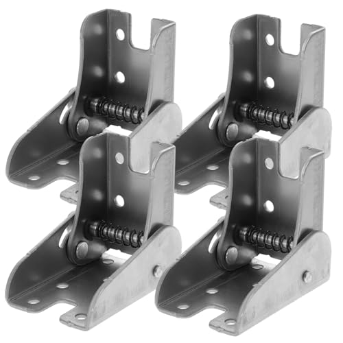 WHAMVOX 4 Stück Teiliges Selbstsichernde Klappscharniere aus Hochfestem Versteckte Faltscharniere mit Schnappverriegelung für Möbel Klapptische Küchen Werkstatteinsatz WHAMVOX 4 Stück Teiliges Selbstsichernde Klappscharniere aus Hochfestem Versteckte Faltscharniere mit Schnappverriegelung für Möbel Klapptische Küchen Werkstatteinsatz von WHAMVOX