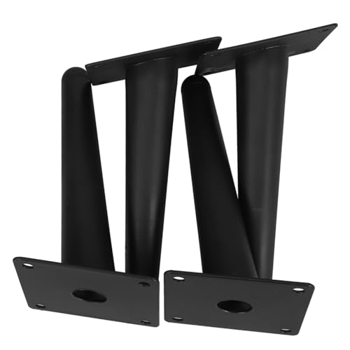 WHAMVOX 4 Stück Teiliges Set Schräger Konischer Metall Möbelfüße in Mattem Schwarz Robuste Sofabeine und Tischbeine Stabile Metallfüße als Ersatz für Couch und Möbel Einfache Montage WHAMVOX 4 Stück Teiliges Set Schräger Konischer Metall Möbelfüße in Mattem Schwarz Robuste Sofabeine und Tischbeine Stabile Metallfüße als Ersatz für Couch und Möbel Einfache Montage von WHAMVOX