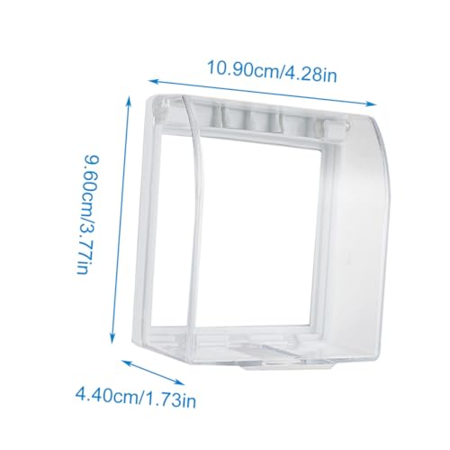 WHAMVOX 4 Stück Teiliges Steckdosen schutzbox Transparent Wasserdichte Steckdosenabdeckung mit Schraubbefestigung Spritzwassergeschützt Robust und Langlebig für Bad Küche Balkon und WHAMVOX 4 Stück Teiliges Steckdosen schutzbox Transparent Wasserdichte Steckdosenabdeckung mit Schraubbefestigung Spritzwassergeschützt Robust und Langlebig für Bad Küche Balkon und von WHAMVOX