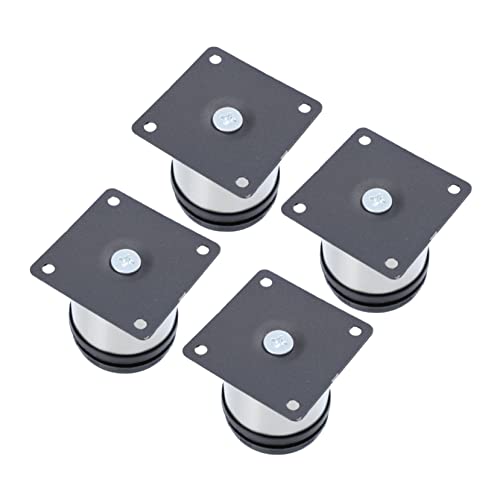WHAMVOX 4 Stück Verstellbare Möbelbeine Höhenverstellbar Langlebig und Korrosionsbeständig für Tische Schränke und Sofas Durchmesser Höhe von WHAMVOX