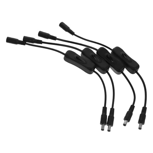WHAMVOX 4Stücke Inline Kabelschalter für LED Streifenlicht Austauschbare Schalter mit Physikalischen Eigenschaften für Einfache Installation und Zuverlässige von WHAMVOX
