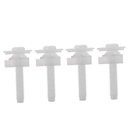 WHAMVOX 4stücke Teiliges Toilettensitz Befestigungsschrauben Robuste Kunststoffschrauben Für Wc-sitz Inklusive Unterlegscheiben Einfache Installation Langlebig Und Zuverlässig WHAMVOX 4stücke Teiliges Toilettensitz Befestigungsschrauben Robuste Kunststoffschrauben Für Wc-sitz Inklusive Unterlegscheiben Einfache Installation Langlebig Und Zuverlässig von WHAMVOX