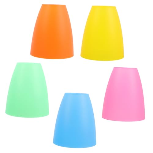 WHAMVOX 5 Stück Flache Lampenschirme aus Robustem Kunststoff Einfache Montage Einsetzbar für Tischlampen und LED leuchten Warmes Licht Modernes Design Ersatz für Alte Zufällige Farbe WHAMVOX 5 Stück Flache Lampenschirme aus Robustem Kunststoff Einfache Montage Einsetzbar für Tischlampen und LED leuchten Warmes Licht Modernes Design Ersatz für Alte Zufällige Farbe von WHAMVOX
