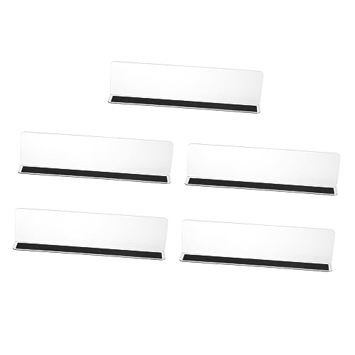 WHAMVOX 5 Stück Teiliges Set PVC Regaltrenner für Supermärkte Magnetische Warenabscheider Langlebig und für Geschäfte zur Organisation von Produkten WHAMVOX 5 Stück Teiliges Set PVC Regaltrenner für Supermärkte Magnetische Warenabscheider Langlebig und für Geschäfte zur Organisation von Produkten von WHAMVOX