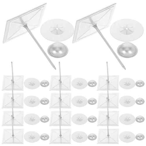 WHAMVOX 50 Sätze Selbstklebende Isolierpins Aluminium Kappen Unterlegscheiben für Schaumstoffplatten Wand Decke Boden Hohe Wärmeeffizienz Einfache Montage kein Werkzeug Erforderlich WHAMVOX 50 Sätze Selbstklebende Isolierpins Aluminium Kappen Unterlegscheiben für Schaumstoffplatten Wand Decke Boden Hohe Wärmeeffizienz Einfache Montage kein Werkzeug Erforderlich von WHAMVOX