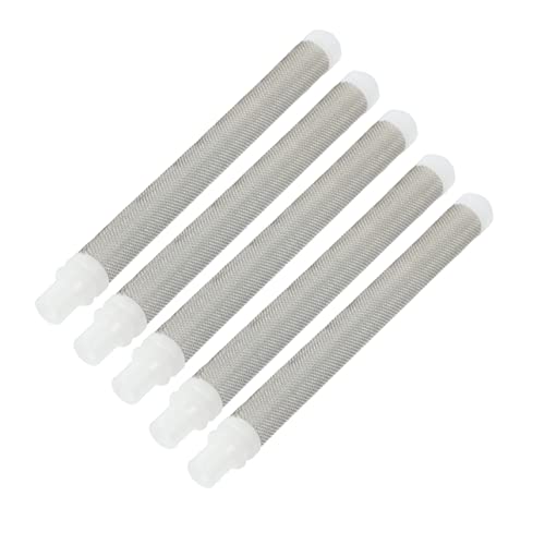 WHAMVOX 5Stücke Lacksprayer Filter Sprühnetz für Airless Sprayer Langlebig und Korrosionsbeständig zur Verlängerung Pumpenlebensdauer und Reduzierung von WHAMVOX