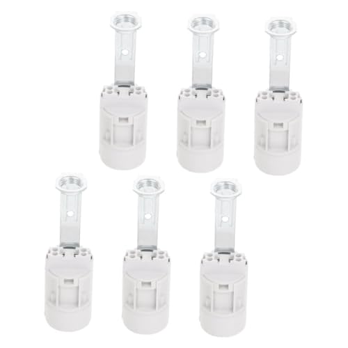 WHAMVOX 6 Stück Lampenfassung mit Ständer Langlebiger Sockelhalter für Kerzenlampen Einfache Installation Geeignet für Wohn Gewerbebereich Stabile Ausführung Vielseitig Einsetzbar WHAMVOX 6 Stück Lampenfassung mit Ständer Langlebiger Sockelhalter für Kerzenlampen Einfache Installation Geeignet für Wohn Gewerbebereich Stabile Ausführung Vielseitig Einsetzbar von WHAMVOX