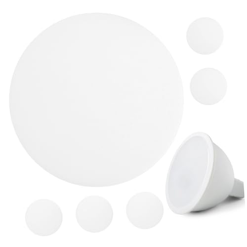 WHAMVOX 6 Stück Lampenschirm Diffusor Lampenabdeckung für Pendelleuchte Deckenlampe Tischlampe Weiches Licht für Wohnzimmer Schlafzimmer Büro von WHAMVOX