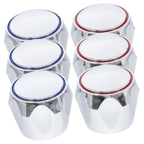 WHAMVOX 6 Stück Teiliges Abs Wasserhahn Griff mit Rot blauen Ringen Langlebige Kalt Warmwasserhahn Ersatzgriffe für Küche und Bad Robustes Kunststoffmaterial Einfache Installation WHAMVOX 6 Stück Teiliges Abs Wasserhahn Griff mit Rot blauen Ringen Langlebige Kalt Warmwasserhahn Ersatzgriffe für Küche und Bad Robustes Kunststoffmaterial Einfache Installation von WHAMVOX