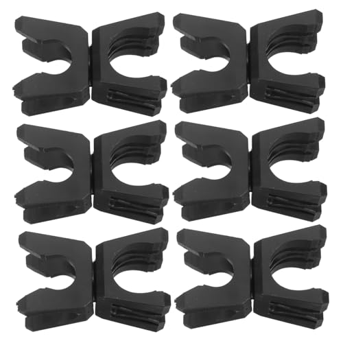WHAMVOX 6 Stück Teiliges Fußball Trainingsklammern Robustem Kunststoff Universelle Markierungsstab Clips für Outdoor Training Leicht Schnell Montierbar und Vielseitig Kompatibel von WHAMVOX
