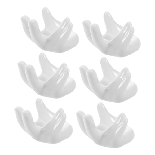 WHAMVOX 6 Stück Teiliges Porzellan Handförmiger Eierhalter für Frühstück und Küche Vielseitig als Ostereier-Display für Gekochte Eier Dekorativ und Praktisch für Familientisch WHAMVOX 6 Stück Teiliges Porzellan Handförmiger Eierhalter für Frühstück und Küche Vielseitig als Ostereier-Display für Gekochte Eier Dekorativ und Praktisch für Familientisch von WHAMVOX