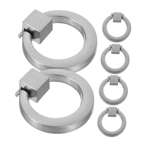 WHAMVOX 6 Stück Teiliges Runde Schrankknöpfe aus Einzelloch-ringgriffe Kompakte Mini- Einfache Montage für Kommoden Möbel Schlafzimmer Wohnzimmer WHAMVOX 6 Stück Teiliges Runde Schrankknöpfe aus Einzelloch-ringgriffe Kompakte Mini- Einfache Montage für Kommoden Möbel Schlafzimmer Wohnzimmer von WHAMVOX