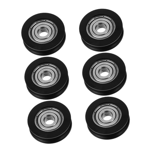 WHAMVOX 6 Stück Teiliges Schiebetürrolle aus Nylonbeschichtetem Aluminiumlegierung Langlebig Geräuscharm für Schrank und Möbel Geeignet Standard Lager für Reibungslosen Lauf WHAMVOX 6 Stück Teiliges Schiebetürrolle aus Nylonbeschichtetem Aluminiumlegierung Langlebig Geräuscharm für Schrank und Möbel Geeignet Standard Lager für Reibungslosen Lauf von WHAMVOX