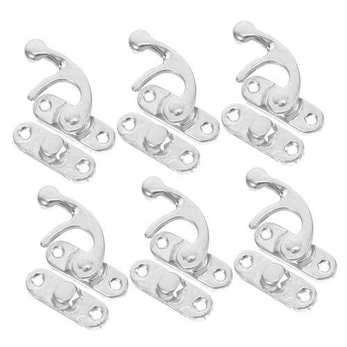 WHAMVOX 6 Stück Teiliges Vintage Swing Arm Latch Hook mit Schrauben Antike Metallverschluss für Schmuckkästchen Werkzeugkisten Weinkisten und Holzkisten Sicherer Hakenverschluss im WHAMVOX 6 Stück Teiliges Vintage Swing Arm Latch Hook mit Schrauben Antike Metallverschluss für Schmuckkästchen Werkzeugkisten Weinkisten und Holzkisten Sicherer Hakenverschluss im von WHAMVOX