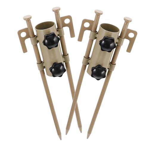 WHAMVOX 6 Stück Verstellbares Outdoor Zeltstangen Halter Set aus Aluminium für Stabile Baldachin Befestigung Camping Zubehör mit Einfachem Aufbau und Vielseitiger Passform WHAMVOX 6 Stück Verstellbares Outdoor Zeltstangen Halter Set aus Aluminium für Stabile Baldachin Befestigung Camping Zubehör mit Einfachem Aufbau und Vielseitiger Passform von WHAMVOX