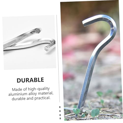 WHAMVOX 6 Stück Zeltheringe aus Aluminiumlegierung Stabile Sturmsichere Bodenanker Lang Robust und Langlebig für Campingzelte Markisen und Outdoor zubehör WHAMVOX 6 Stück Zeltheringe aus Aluminiumlegierung Stabile Sturmsichere Bodenanker Lang Robust und Langlebig für Campingzelte Markisen und Outdoor zubehör von WHAMVOX
