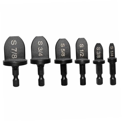 WHAMVOX 6 Teiliges Rohraufweiter Set Bördelschlüssel Klempner Bördelbit Rohraufweiter Rohrspreizer Hvac Rohrbieger Set Säumwerkzeug Säumwerkzeug Hvac Lochaufweiter Werkzeug von WHAMVOX