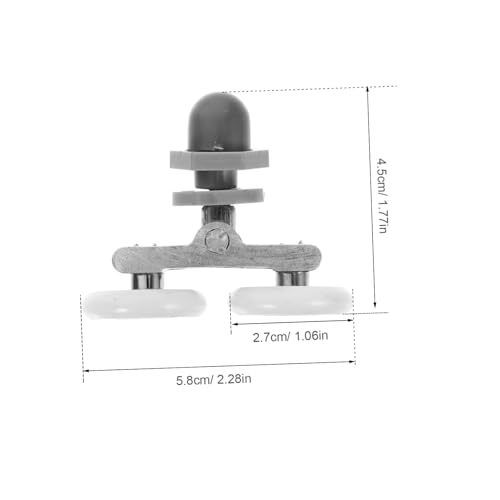 WHAMVOX 8 Stück Teiliges Badezimmer Duschschiebetür Doppelrollen aus Aluminium Sanft Gleitende Vintage Swing mechanik Kompatibel mit Glas duschtüren Installieren Modernes Design WHAMVOX 8 Stück Teiliges Badezimmer Duschschiebetür Doppelrollen aus Aluminium Sanft Gleitende Vintage Swing mechanik Kompatibel mit Glas duschtüren Installieren Modernes Design von WHAMVOX