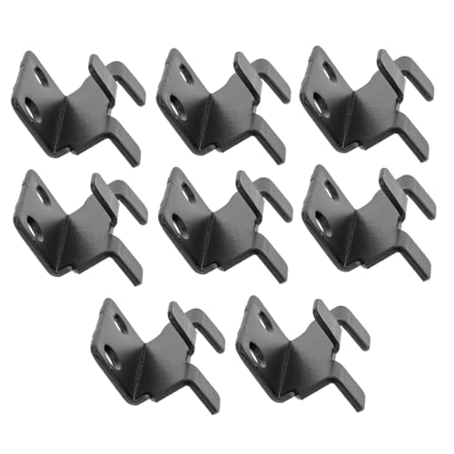 WHAMVOX 8 Stück Teiliges Fliesenhalter Schwarzem Eisen Stabile Wandhaken mit Hoher Tragfähigkeit Vielseitig Einsetzbar für Keramik Marmorfliesen Einfache Montage Geeignet für von WHAMVOX